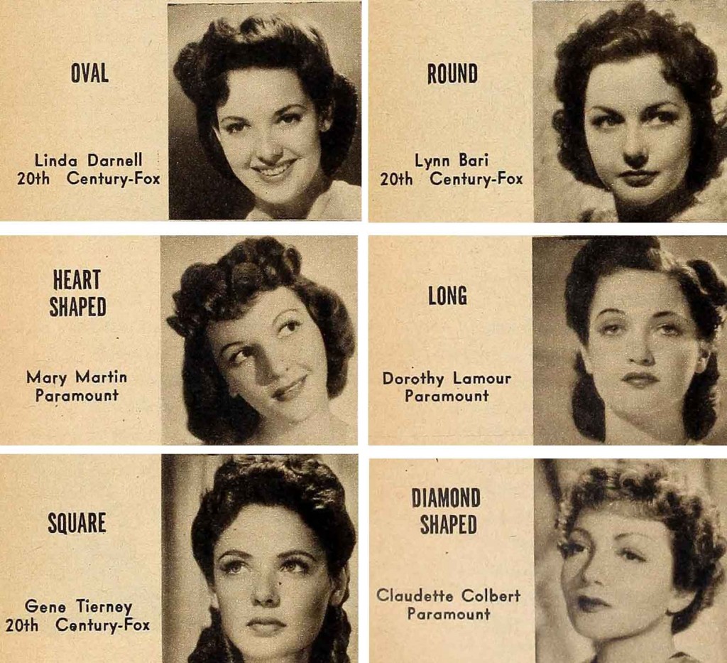 Vintage 194039s Beauty Secrets Hair And Face Contour Glamourdaze