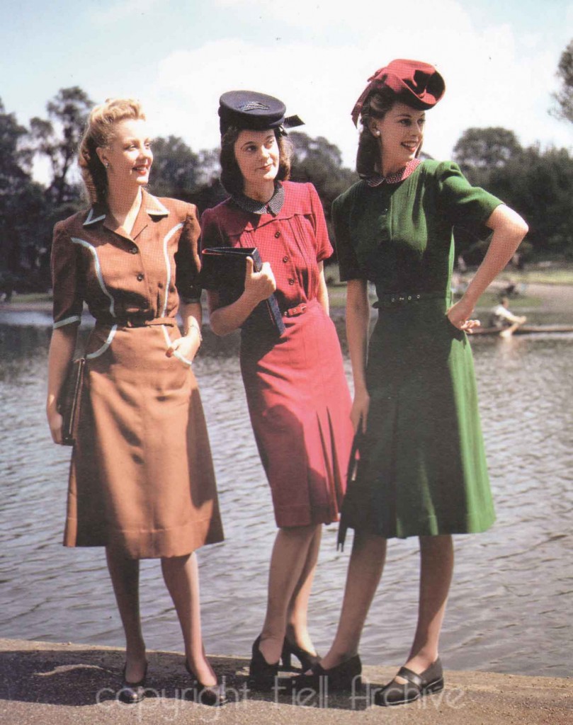 1940s Utility Fashion - Norman Hartnell Designer