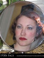 Glamourdaze - Gilded Slipper - 1930s face