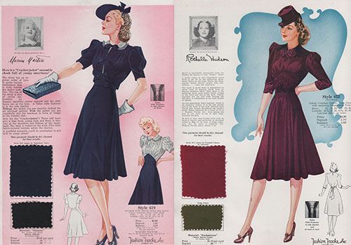 1940's Fashion - A Woman's Clothing Plan 1947 - Glamour Daze