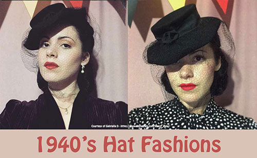 1940's hat fashions