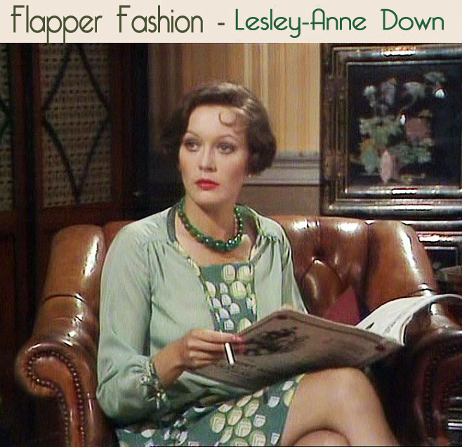 1920's flapper dress - -Lesley-Anne-Down