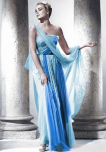 To Catch a Thief- Blue Chiffon Dress by Edith Head - worn by Grace Kelly