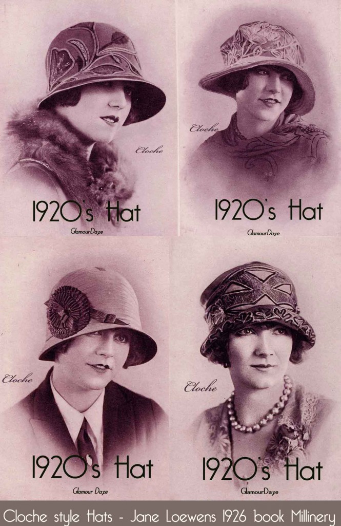 Cloche Hat How to Wear the 1920's Hats Style Glamour Daze