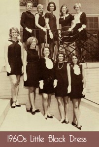 1960s-Little-black-Dresses little black dress parade in the late 1960s