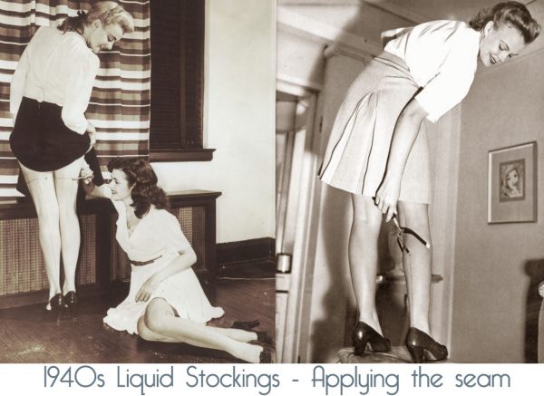 1940s-painted-stockings---applying-the-seams
