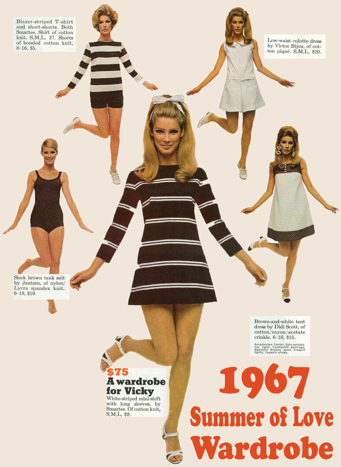 1967 Summer of Love Wardrobe Inspiration. | Glamour Daze