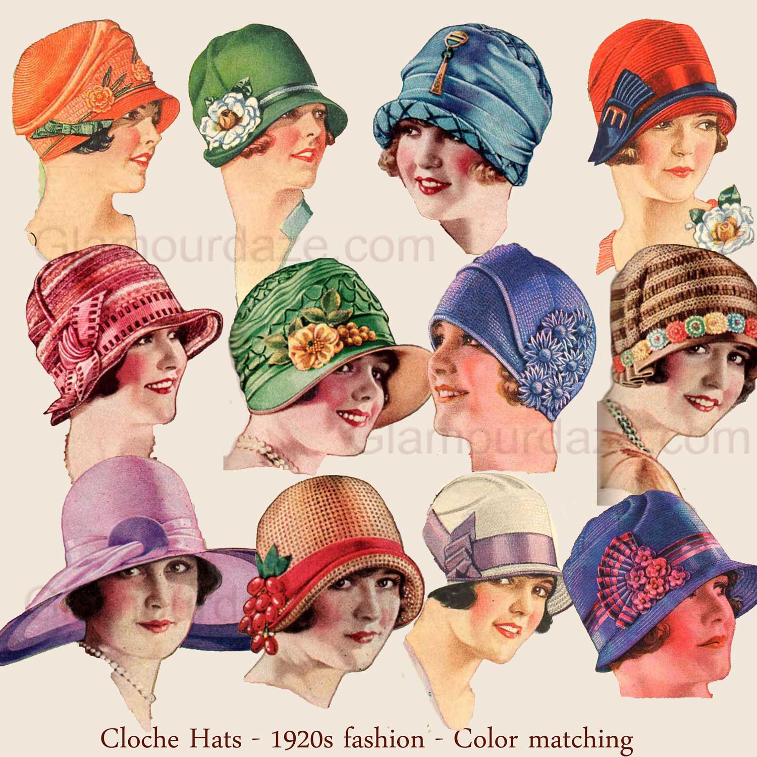 Ladies hat hot sale styles 1920's