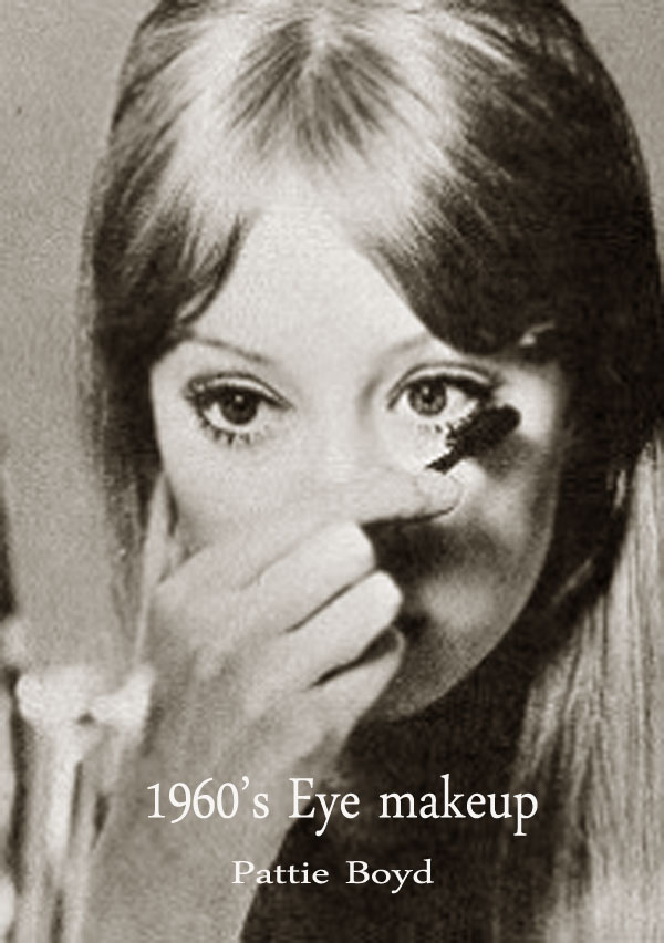 1960's Eye Makeup Tips – from Sixties model Pattie Boyd | Glamourdaze