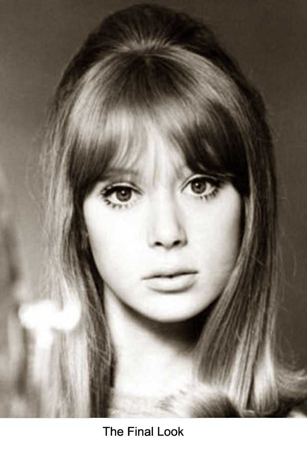 60s hairstyles with bangs