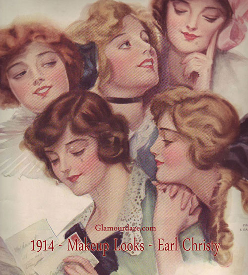 1914-Women---makeup-looks---earl-Christy