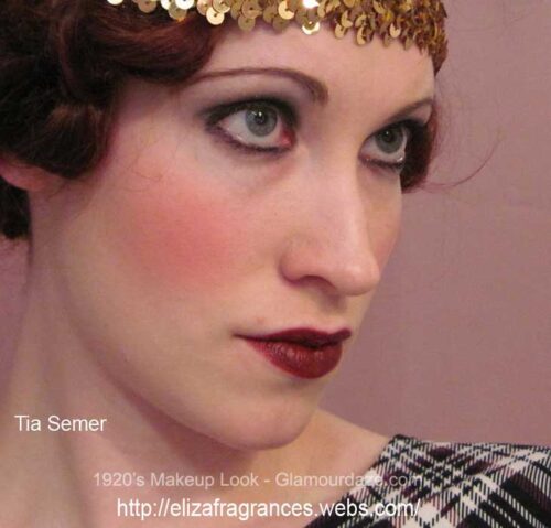 1920's flapper makeup