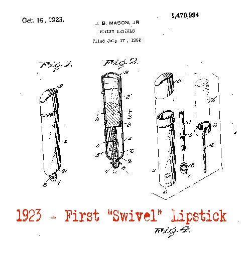 1923 - first swivel lipstick