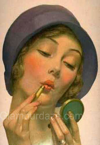 1929-woman-with-lipstick-illustration