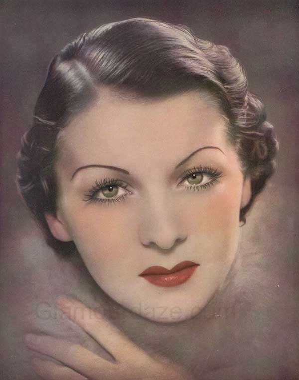 The History of 1930s Makeup - 1930 to 1939 - Glamour Daze