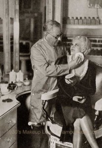 1930s-makeup-owmen---Max-factor-with-Jean-Harlow
