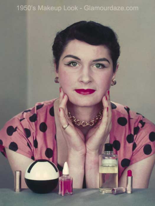 The History of 1950s Makeup - Glamour Daze