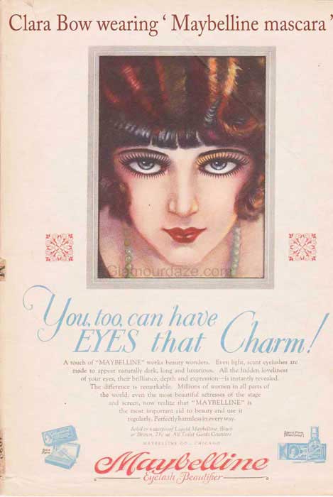 Clara-Bow-wears-Maybelline-mascara