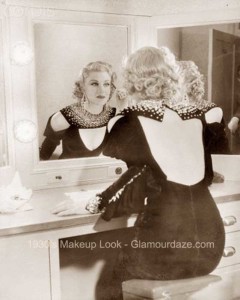 Ginger-Rogers-Applying-Makeup-1933---Corbis-library