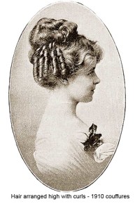 1910-Hairstyles---New-Coiffures-of-the-Summer-Girl - High curls