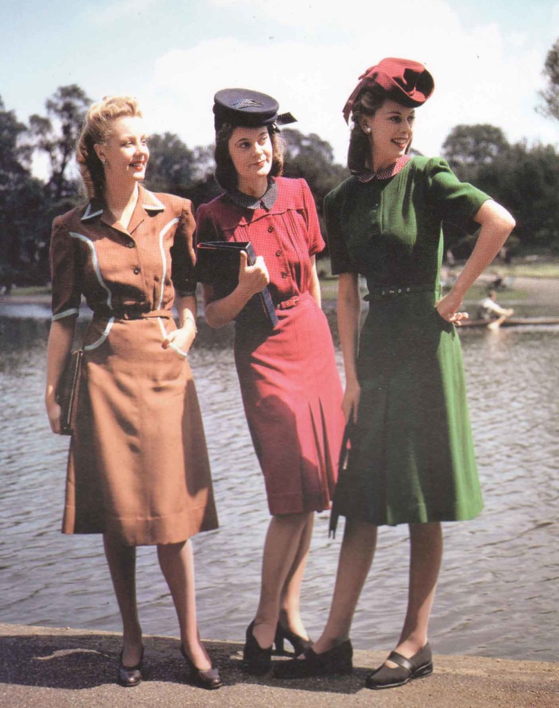 1940s utility'tea' dresses