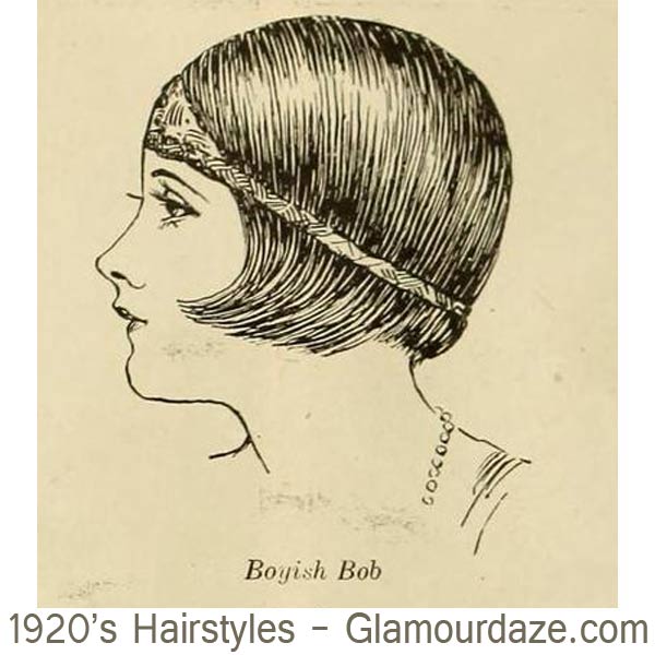 1920s short hair