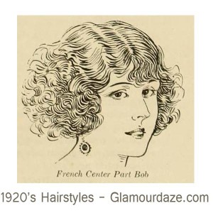 1920s-hairstyles---French--Centre-part-Bob