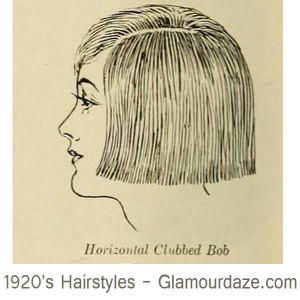 1920s-hairstyles---Horizontal-Clubbed-Bob
