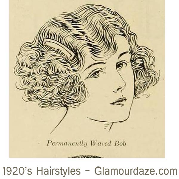 1920s-hairstyles---Permantently-Waved-Bob