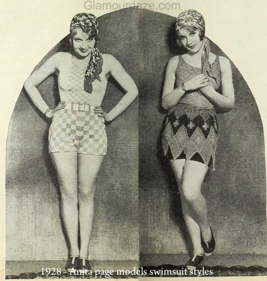1920s-fashion---Hollywood-swimsuit-styles-1928--Anita-Page