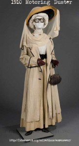 1910- Ladies Motoring-costume--with Duster jacket