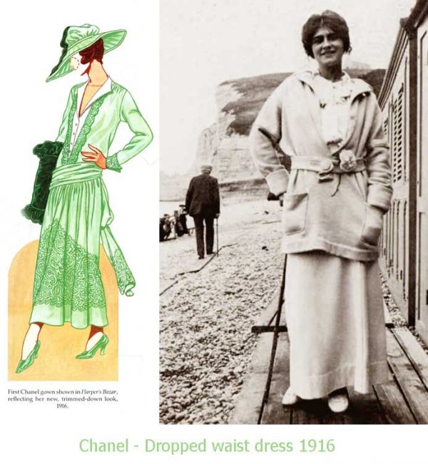 Coco-Chanel-1916 - women's fashion from 1900 to 1919