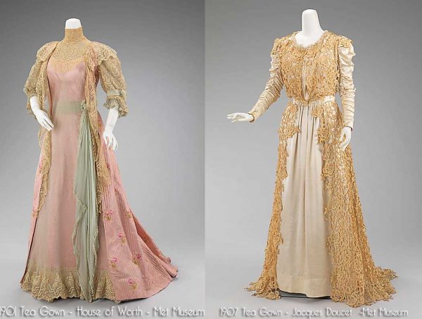 Vêtements de thé edwardiens--Métropolitain.Museum