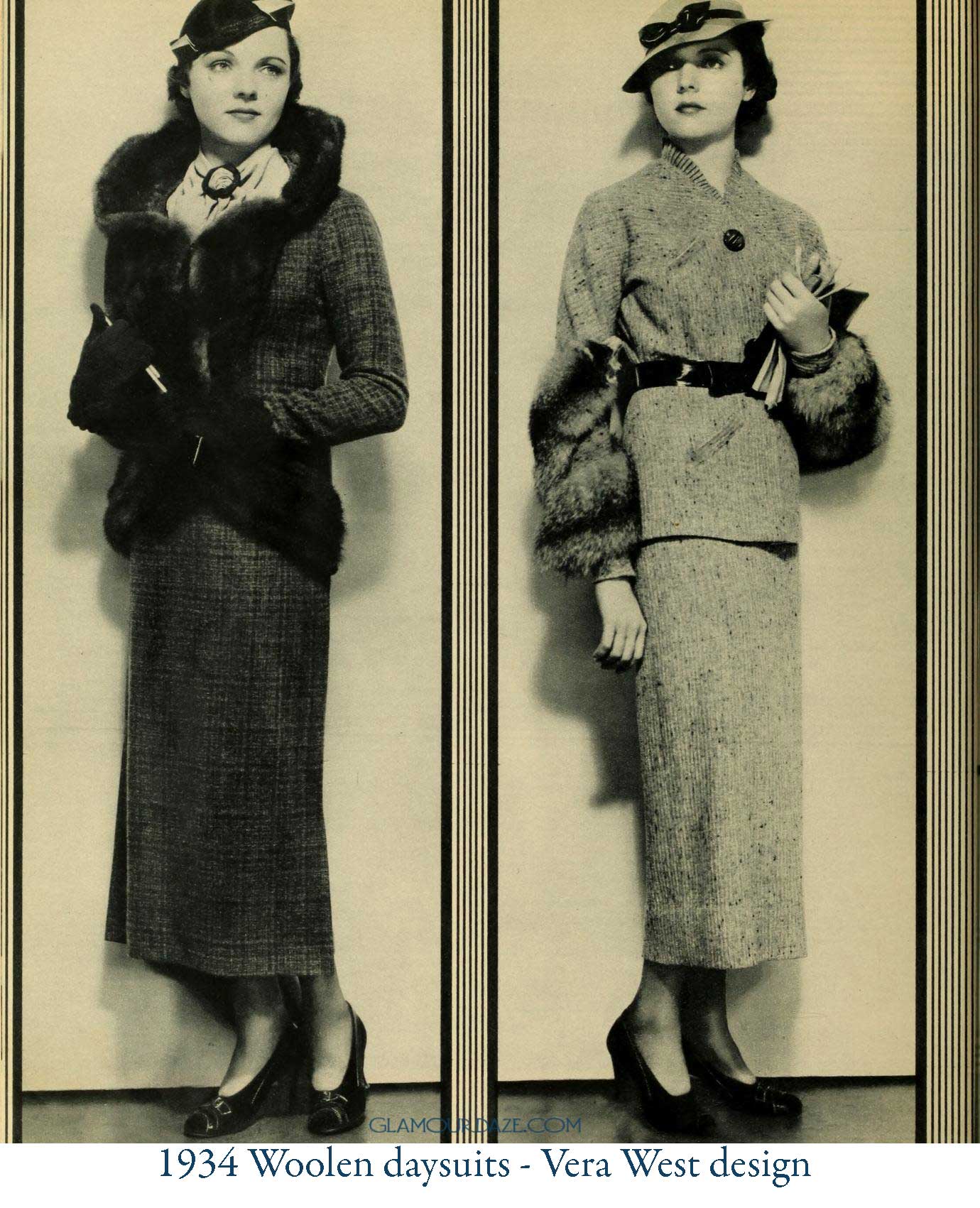 1930s Wide Legged Pants-1930s Fashion for Women's Pants - Vintage-Retro