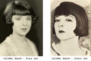 1920s hairstyle - Colleen Moore bobs her hair 1920s hairstyle - Colleen Moore bobs her hair