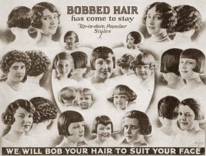 bob haircut--1920s-hair-salon-advert bob-hairstyles--1920s-hair-salon-advert