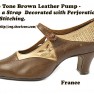 13--1920s-dress-shoes--Two-Tone-Brown-Leather-Pump-with-a-Strap-
