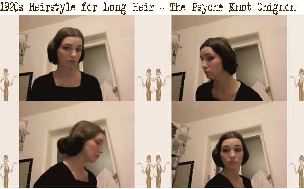 1920 S Hairstyles For Long Hair Chignon Tutorial Glamour