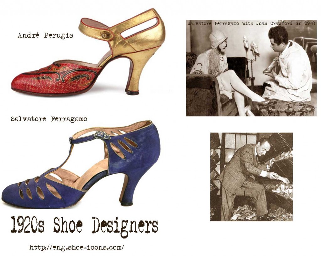 1920s-shoe-fashion---André-Perugia-and-Salvatore-Ferragamo. 1920s-shoe-fashion---André-Perugia-and-Salvatore-Ferragamo.