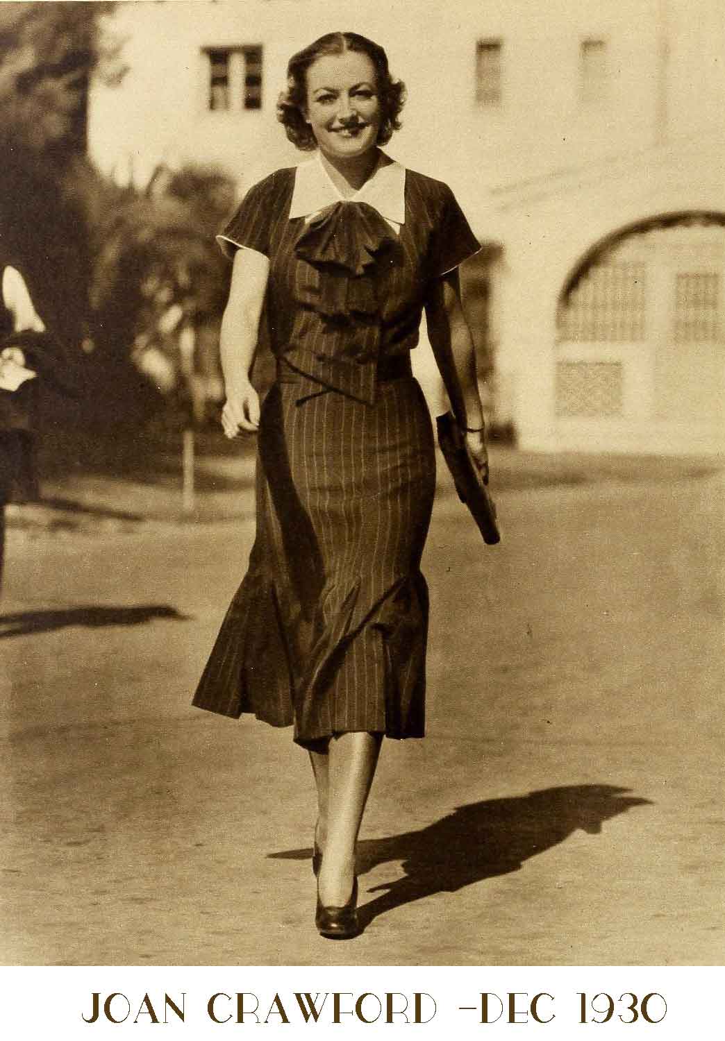 joan-crawford--The-new-1930s-silhouette---lower-skirt-hems
