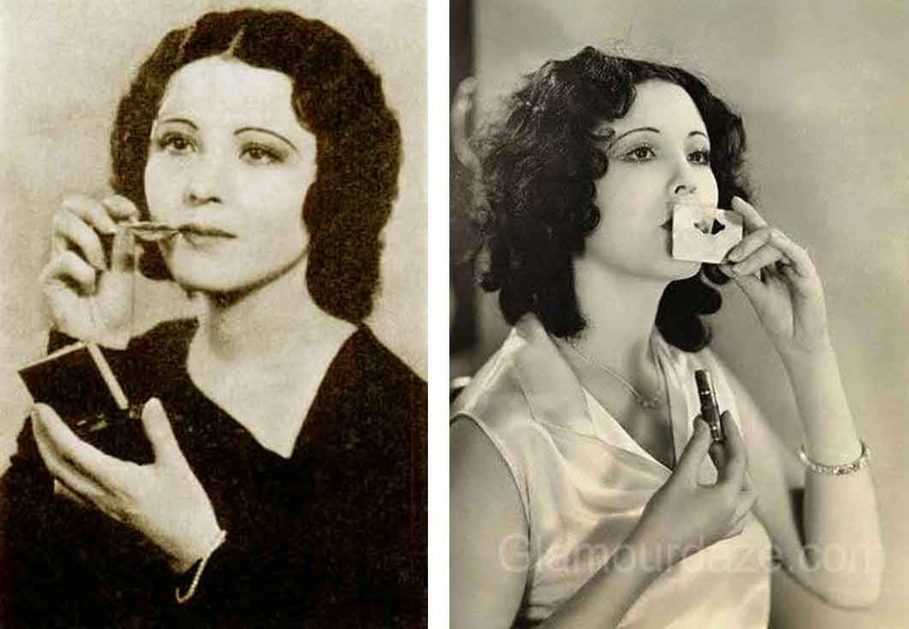 1930-Beauty-Shop---Rouging-the-Lips---Raquel-Torres