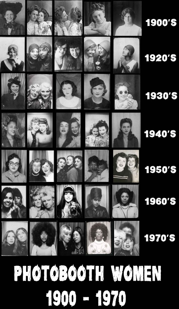 Photobooth Selfies -Women---1900-to-1970