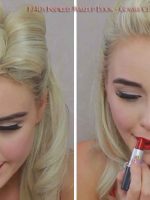 1940s-Inspired-Makeup-Look-Glamorous-Eyes-and-Red-Lips-7