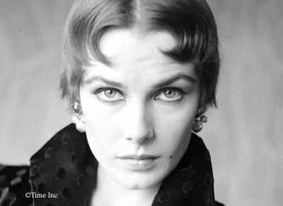 1950 French doe-eyed makeup look