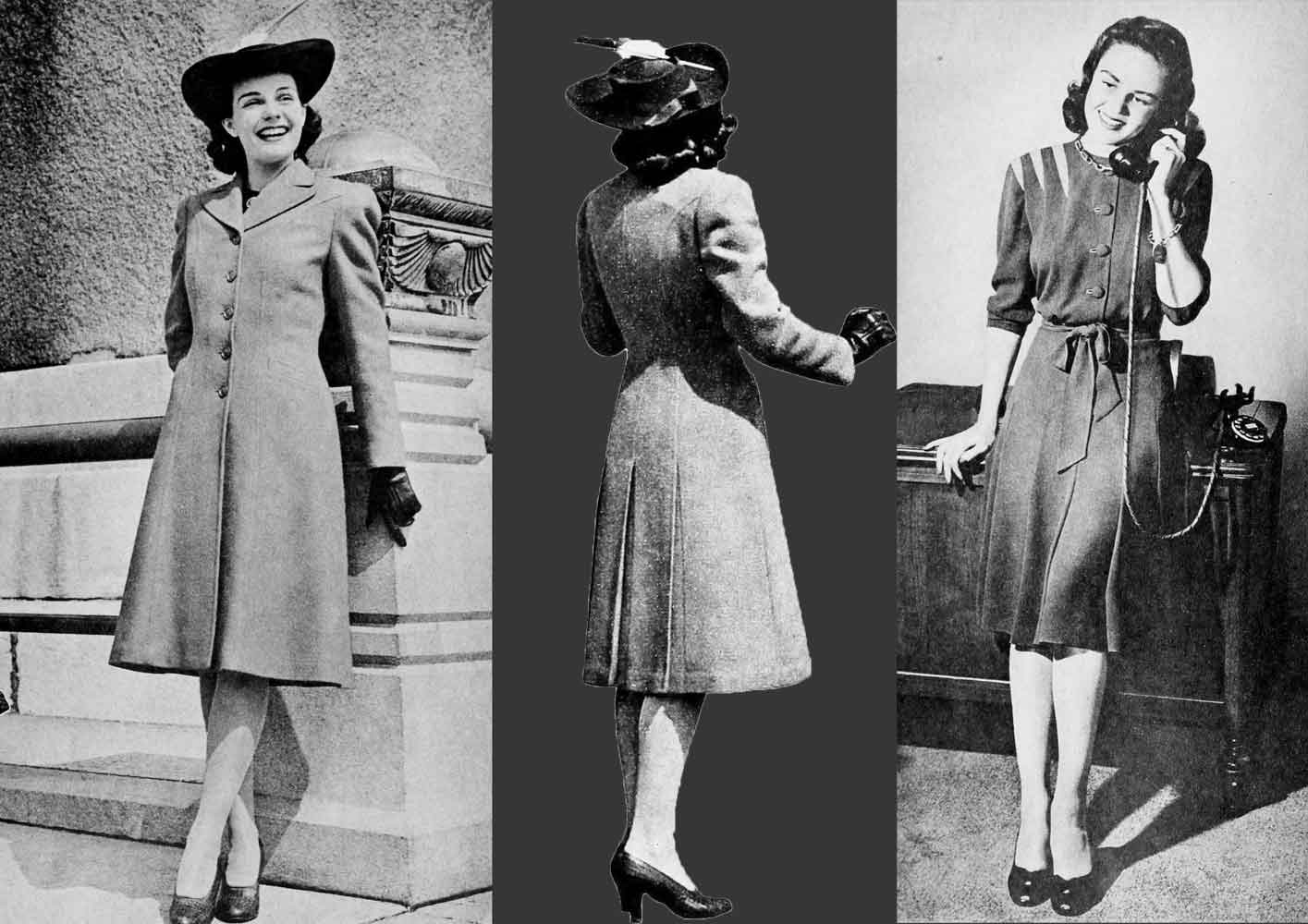 1940s-Fashion---The-Winter-Dress-and-Coat-combo-of-1941