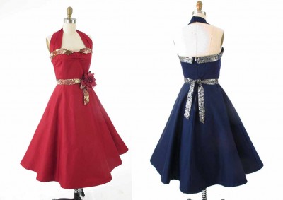 Blue Velvet Vintage - Retro Holiday Dresses - Glamour Daze