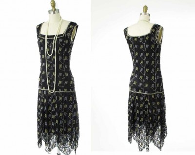 Black-Beaded-Floral-Lace-Drop-Waist-Gabrielle-Flapper-Dress