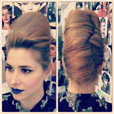 Stunning-hair-look-from-our-modern-vintage-hair-workshop-by-Katie Campbell