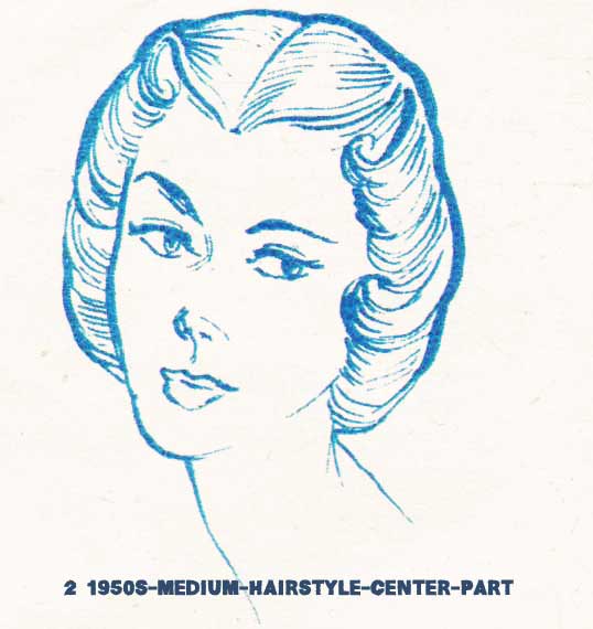 1950s Hairstyles Chart for your hair length - Glamour Daze