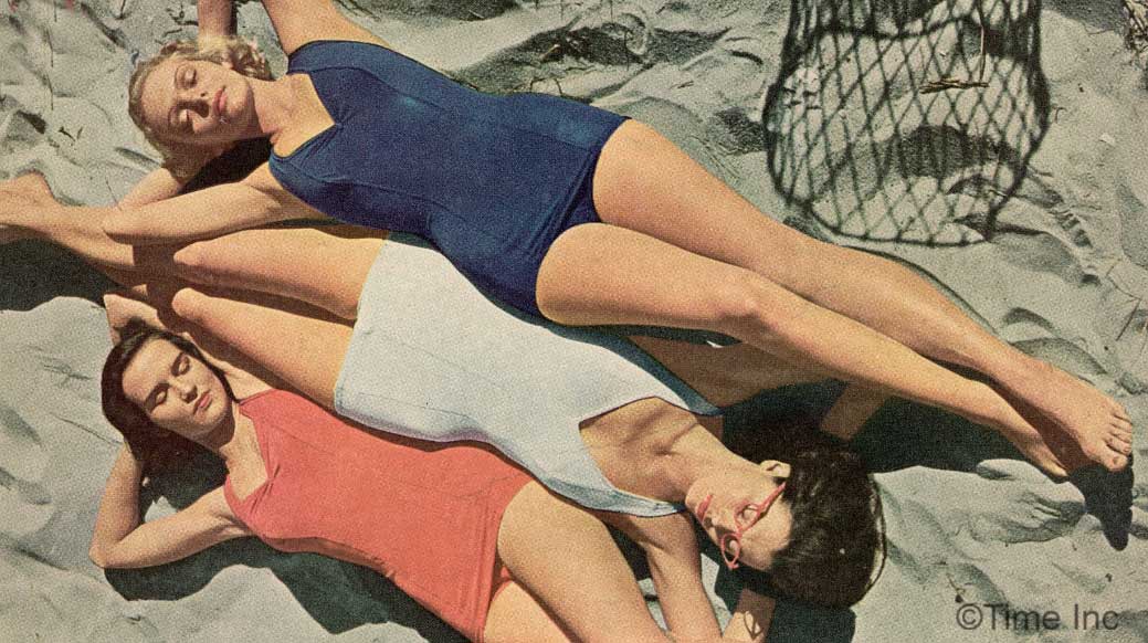 1940s-war-impact-on-swimsuit-fashions---Herbert-Gehr